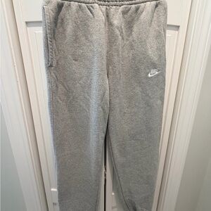 Nike Mens Light Gray Joggers